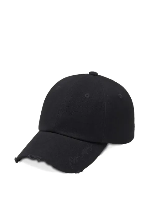 Études Studio distressed embroidered baseball cap