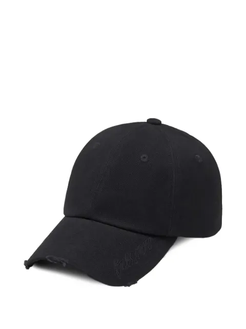 Études Studio distressed embroidered baseball cap