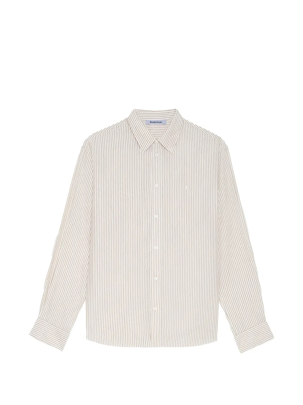Études Studio Relax vertical-stripe shirt - Toni neutri