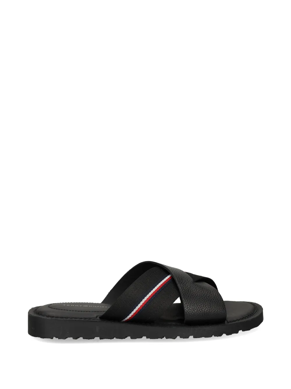 Tommy Hilfiger criss-cross strap sandals - Schwarz