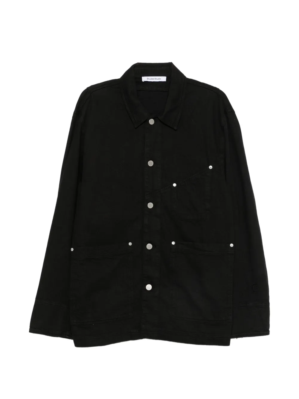 Études Studio Worker rivet-detailed patch-pocket jacket - Nero