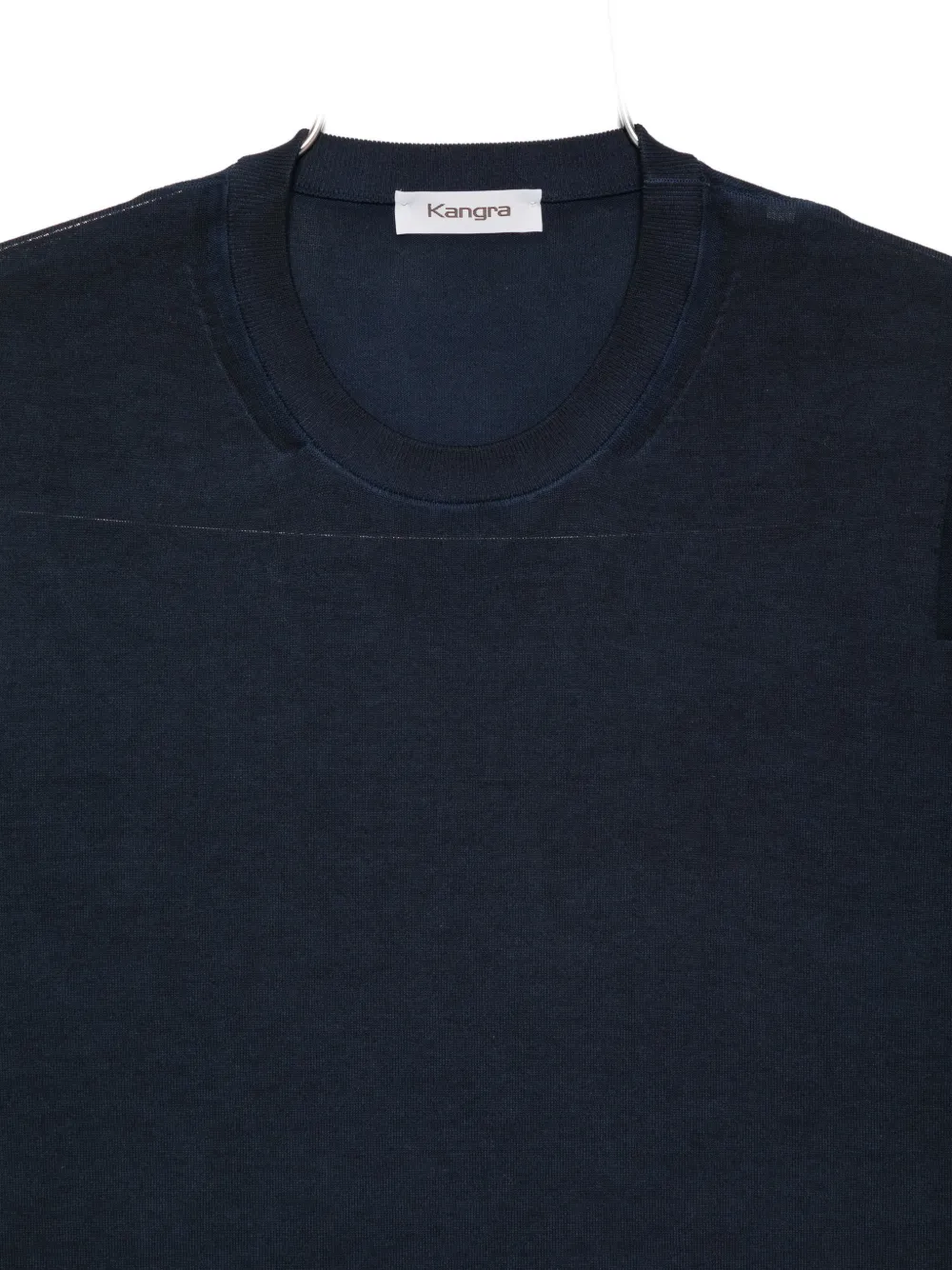 Kangra T-shirt met ronde hals Blauw