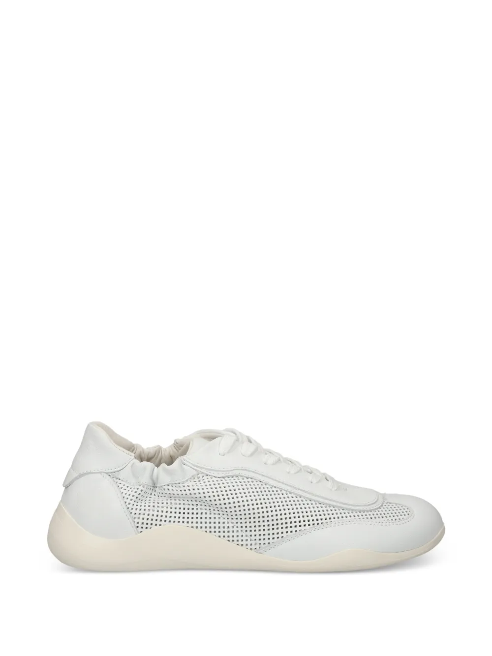 Vic Matie perforated elasticated-ankle sneakers Wit