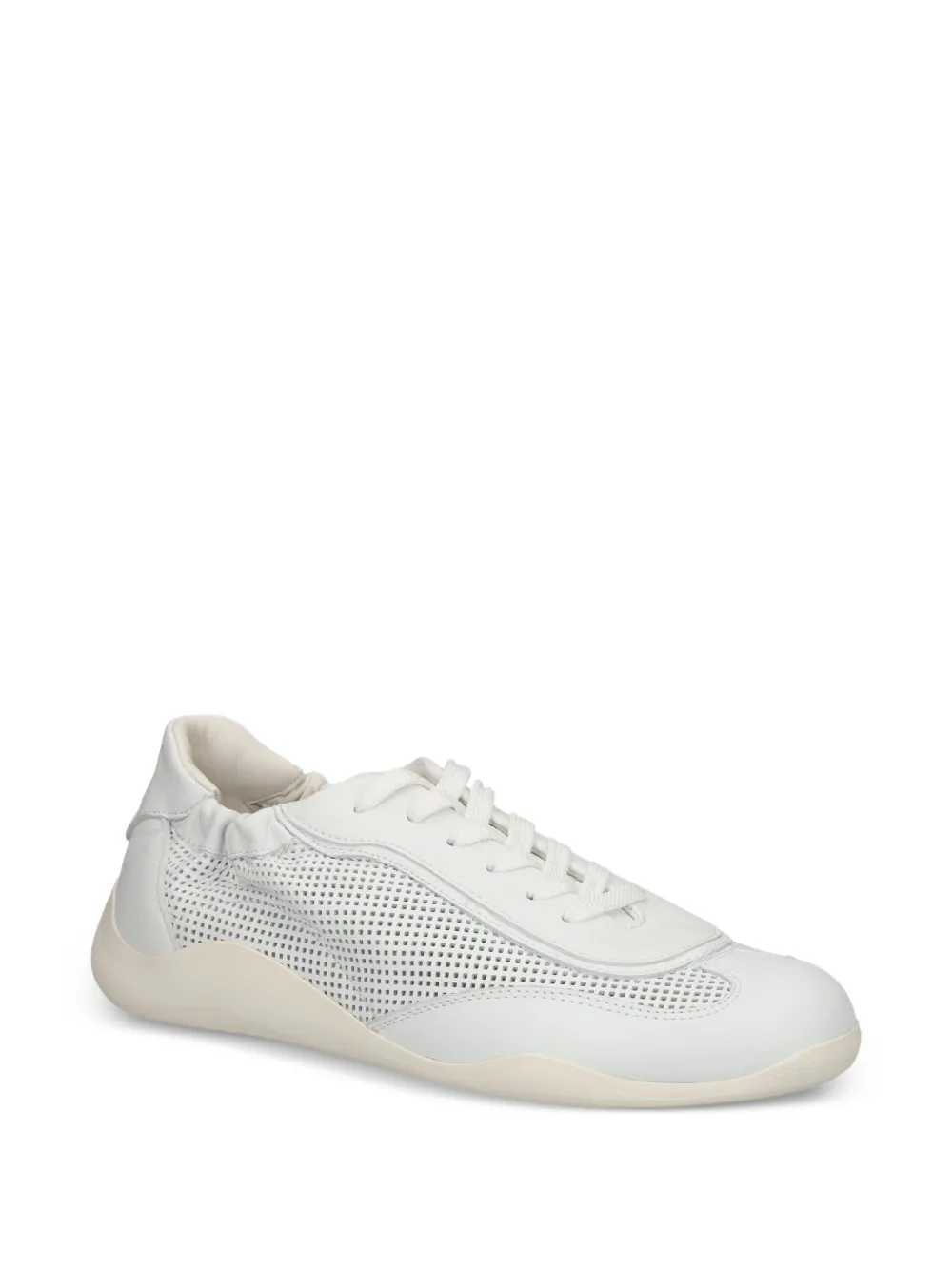 Vic Matie perforated elasticated-ankle sneakers Wit