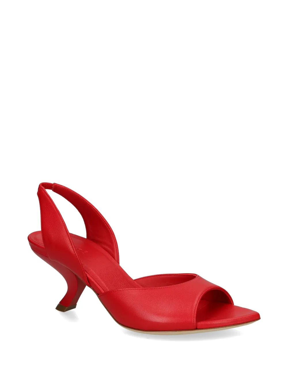 Vic Matie slingback leather sandals Rood