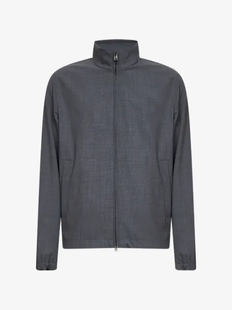 Herno zip-up stand-collar jacket