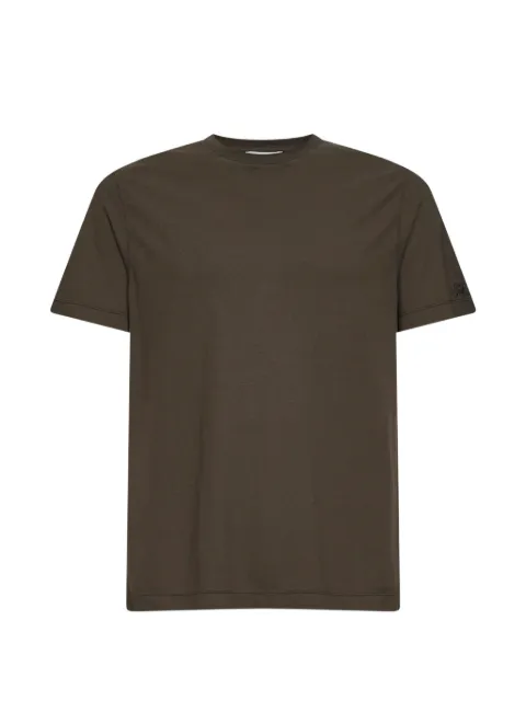 MC2 Saint Barth T-shirt i bomulds-crepe med broderet logo