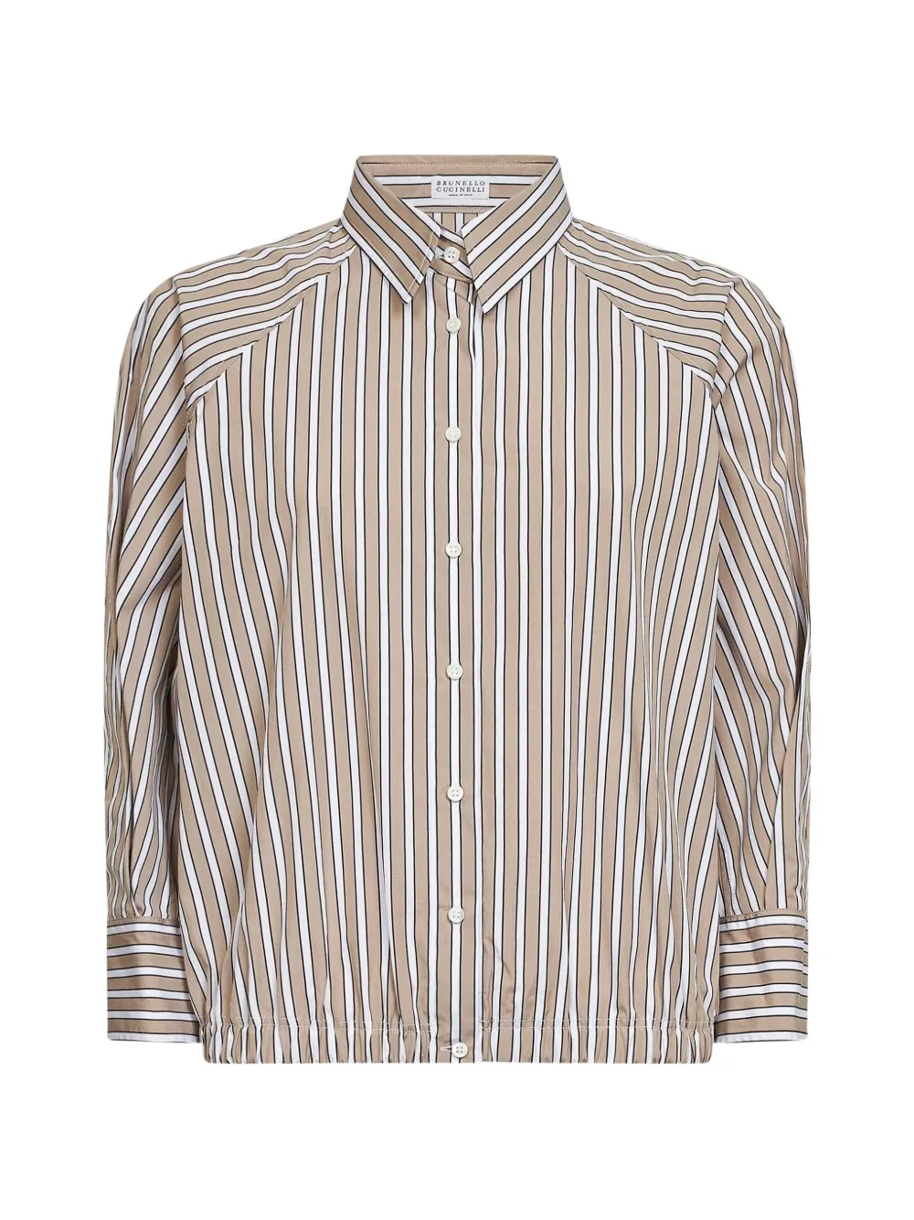 Brunello Cucinelli striped shirt - Toni neutri