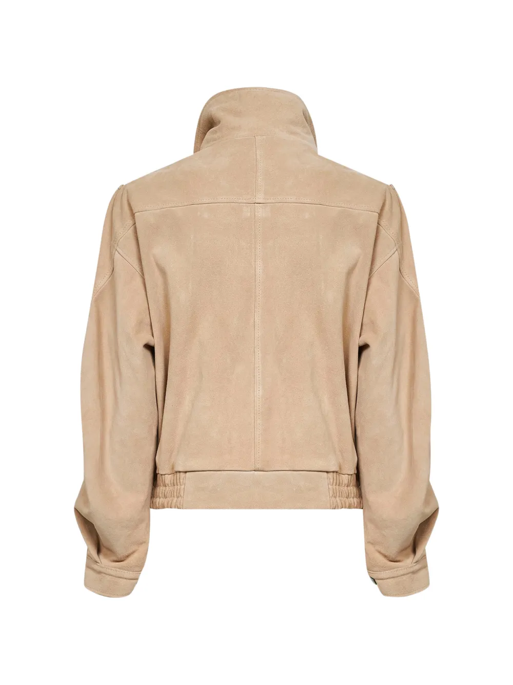 Blanca Vita Suède jack met ceintuur Beige
