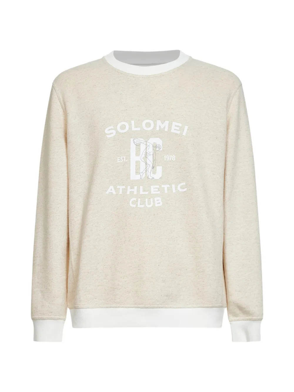Brunello Cucinelli logo-print sweatshirt - Nude
