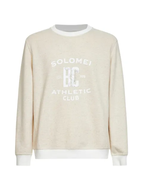 Brunello Cucinelli logo-print sweatshirt