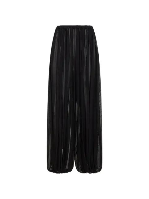 Giuseppe Di Morabito pleated silk trousers