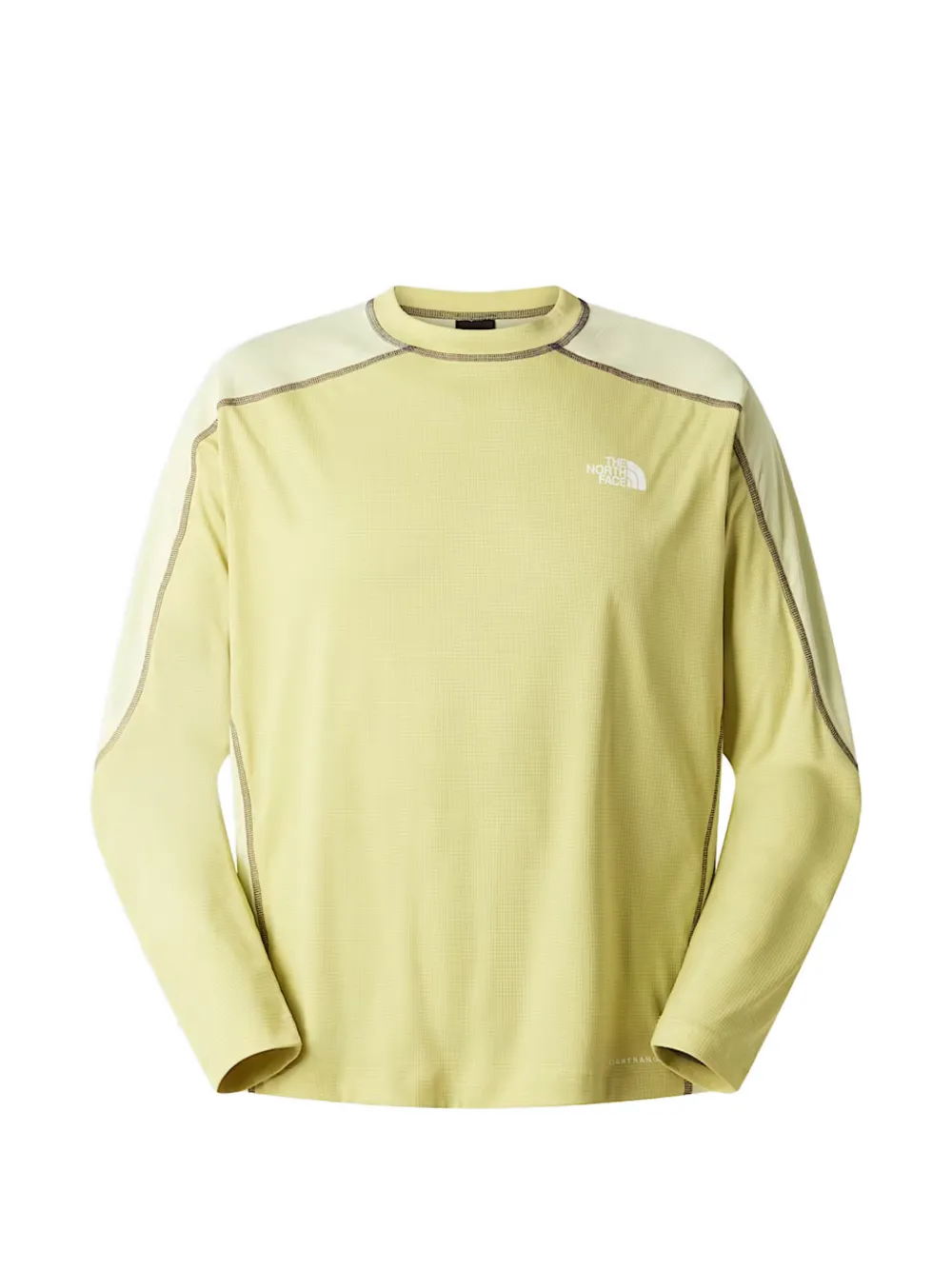 The North Face logo-print long-sleeve T-shirt - Gelb