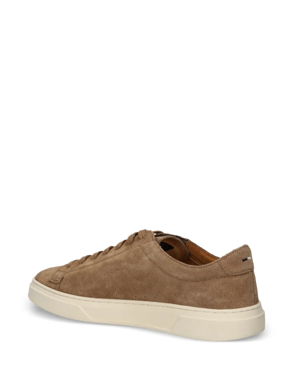BOSS suede lace-up sneakers Beige