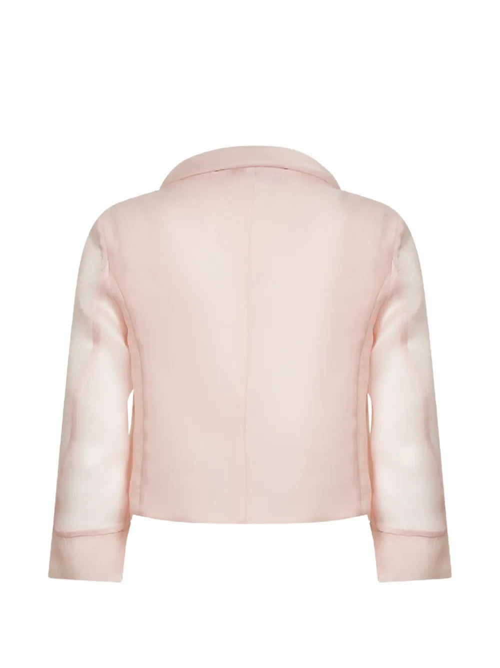 Blanca Vita Bainka jack met trechterhals en cropped mouwen Roze