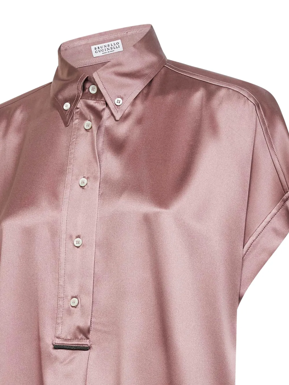 Brunello Cucinelli Blouse met kimono-mouwen Roze