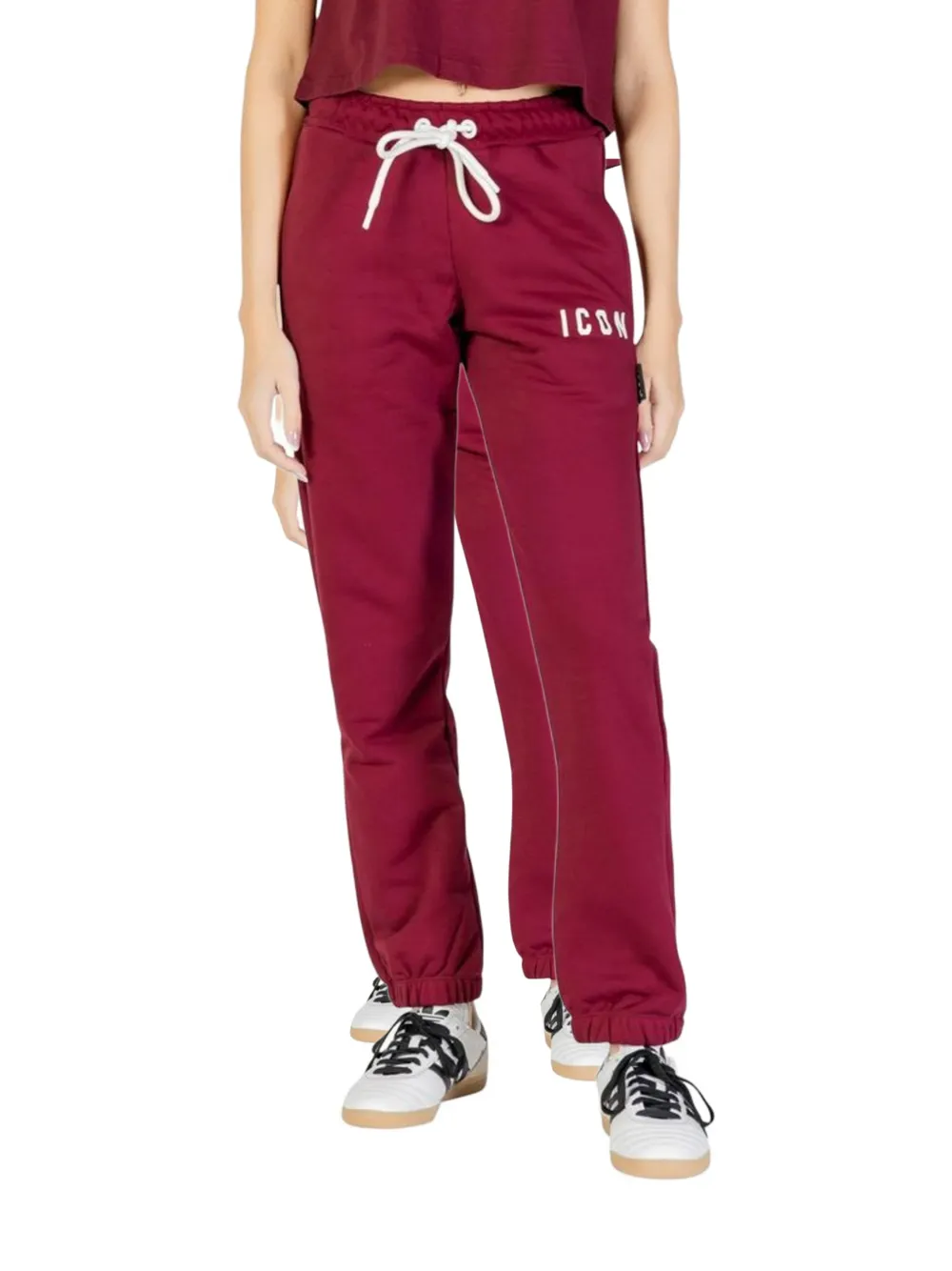 ICON BRAND logo-print track pants - Rosso