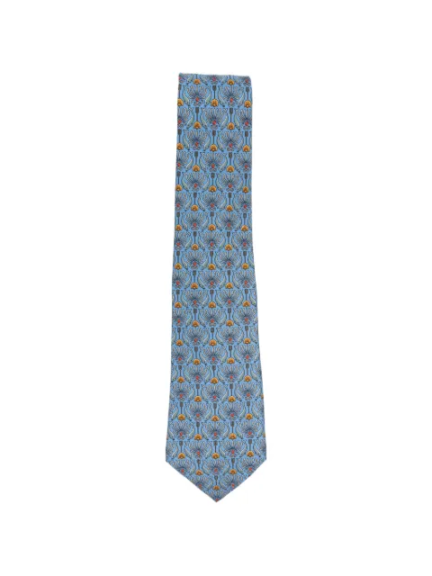 Hermès Pre-Owned 2000s dolphin-print silk tie