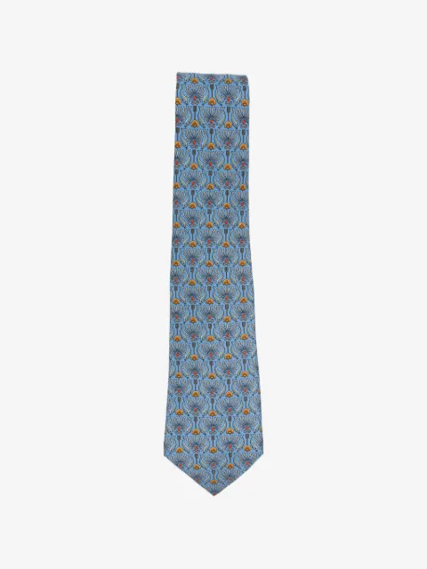 Hermès Pre-Owned 2000s dolphin-print silk tie