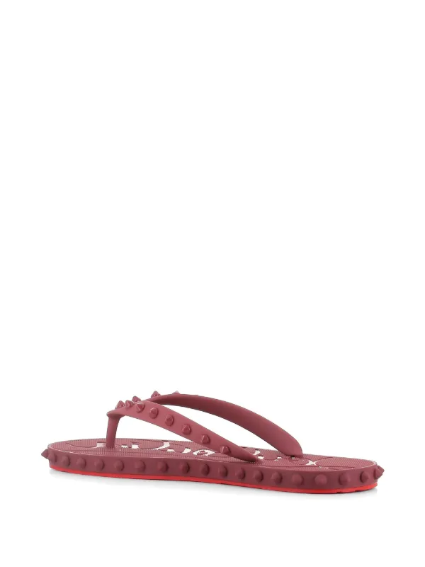 Christian Louboutin Super Loubi spike-embellished flip-flops