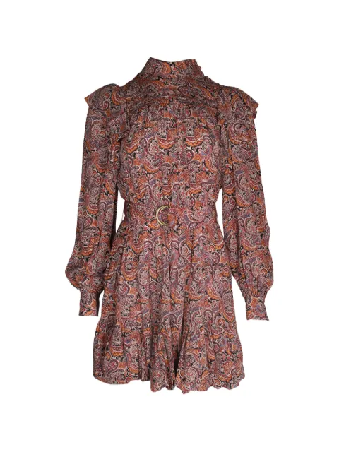 Ulla Johnson Luna long-sleeve ruffled silk mini dress