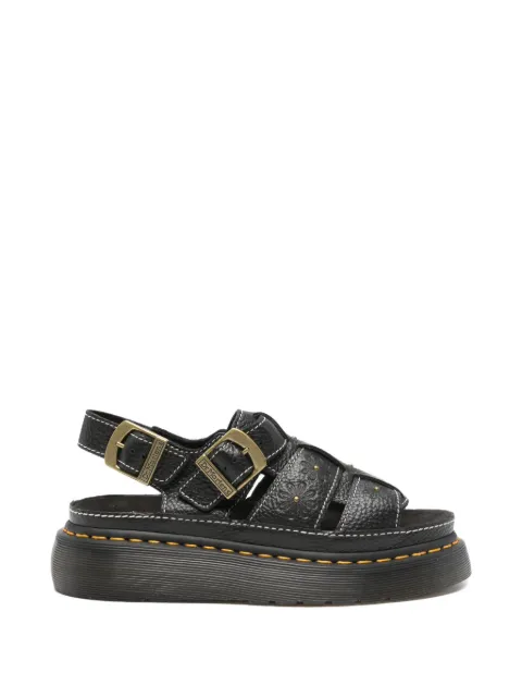 Dr. Martens — Wrenlie flower-embossed buckled sandals