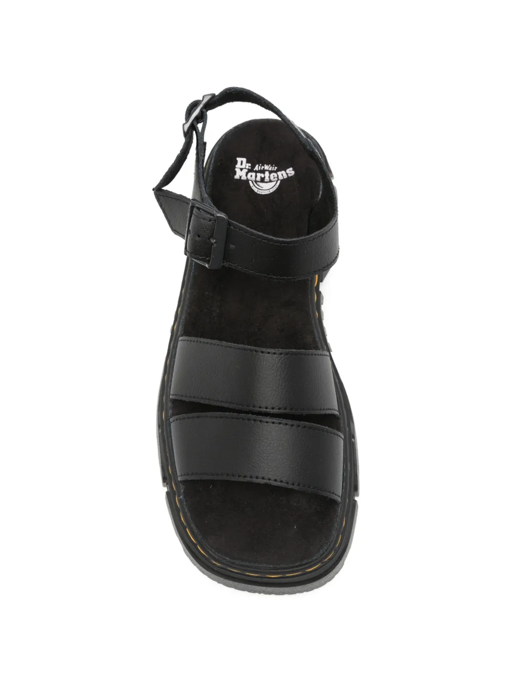 Dr. Martens Mattison buckle-fastening platform sandals Zwart