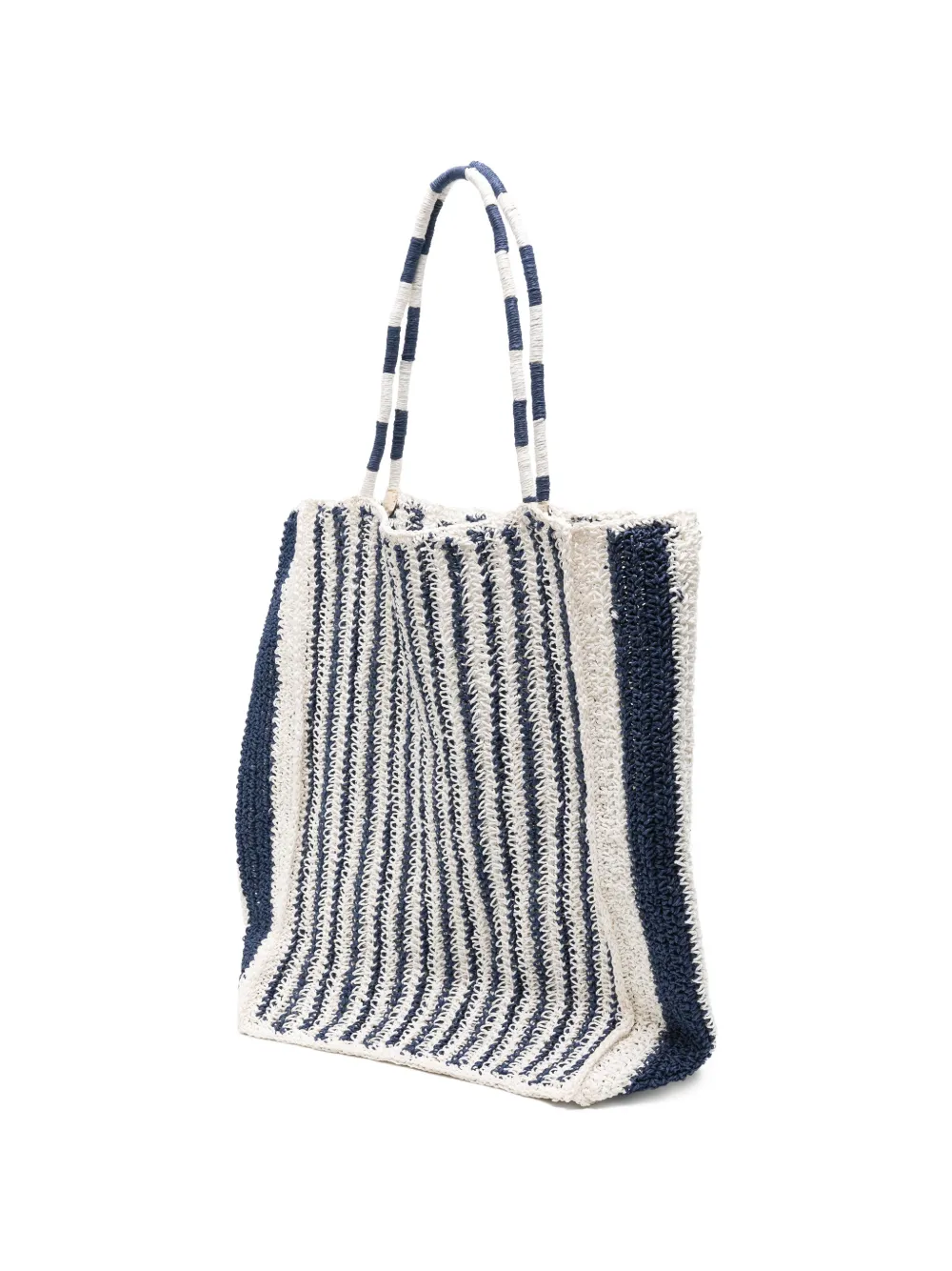  Maison Labiche Bolso Shopper Morard A Rayas - Blanco 