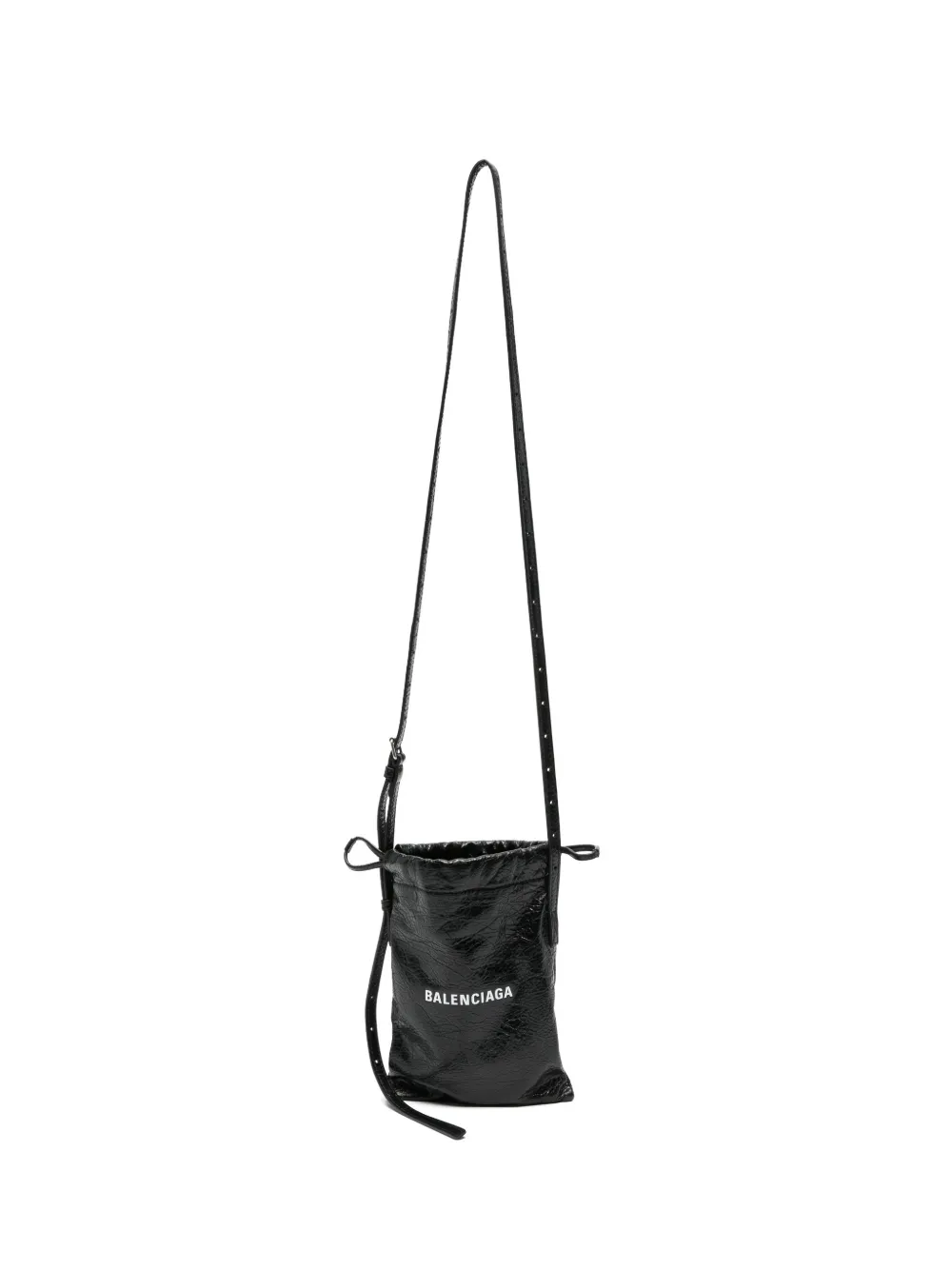 Balenciaga Shopper logo-print cross body bag - Nero