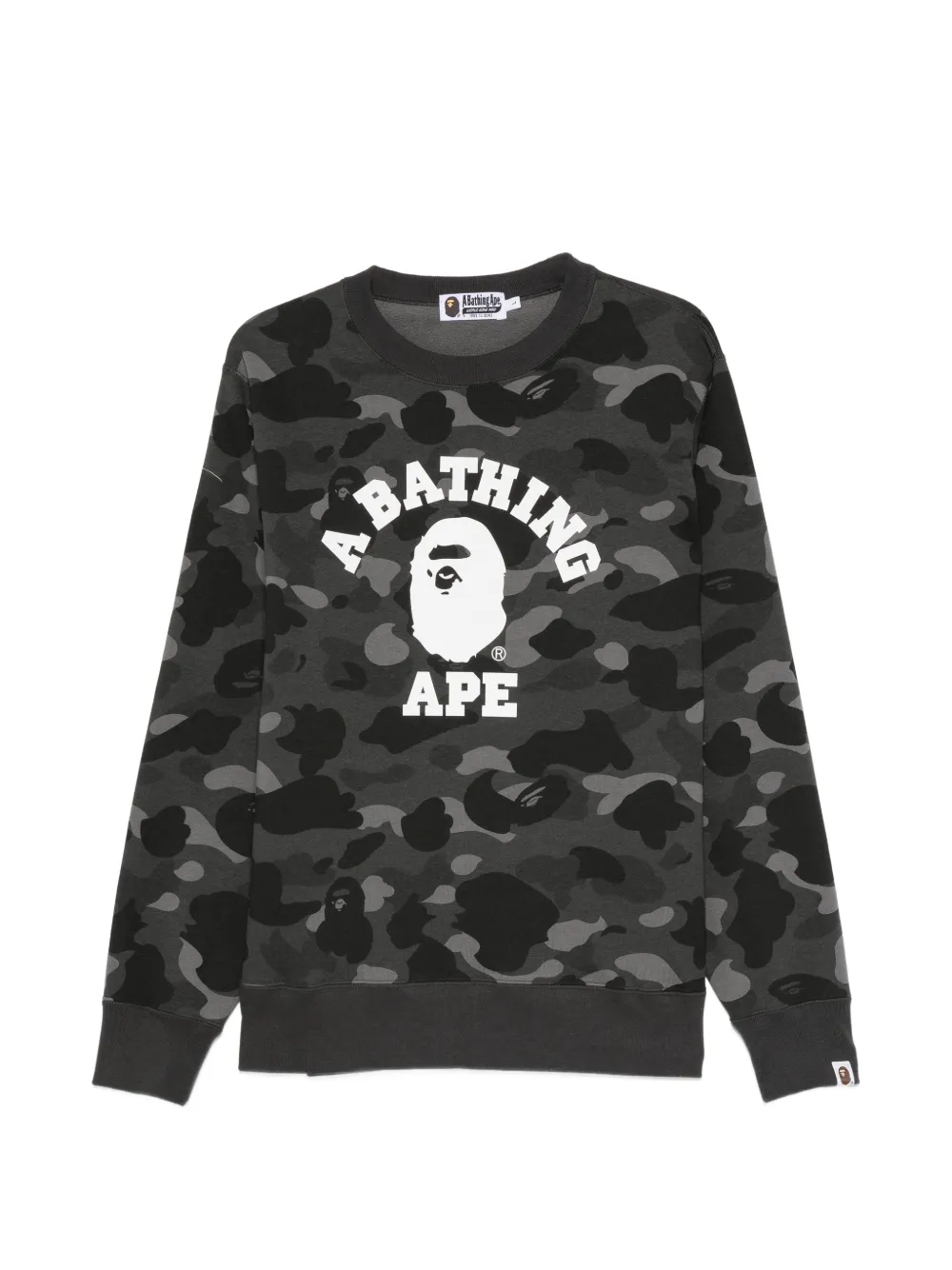 BAPE BLACK by *A BATHING APE Sweater met camouflagepatroon en logoprint Zwart