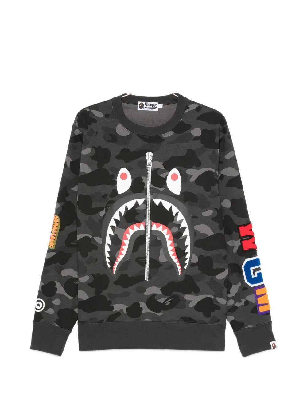 BAPE BLACK by *A BATHING APE® camouflage-pattern sweatshirt - Schwarz