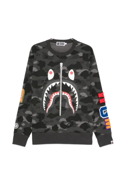 BAPE BLACK by *A BATHING APE®  camouflage-pattern sweatshirt