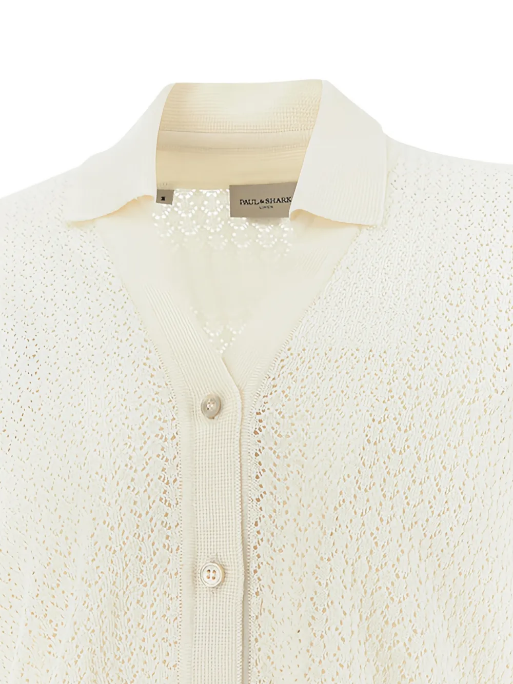 Paul & Shark Gebreid vest met korte mouwen Beige