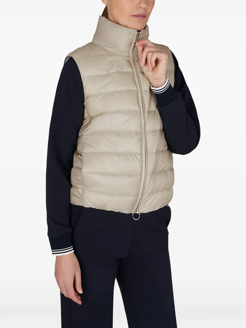 Paul & Shark Gewatteerde bodywarmer Beige