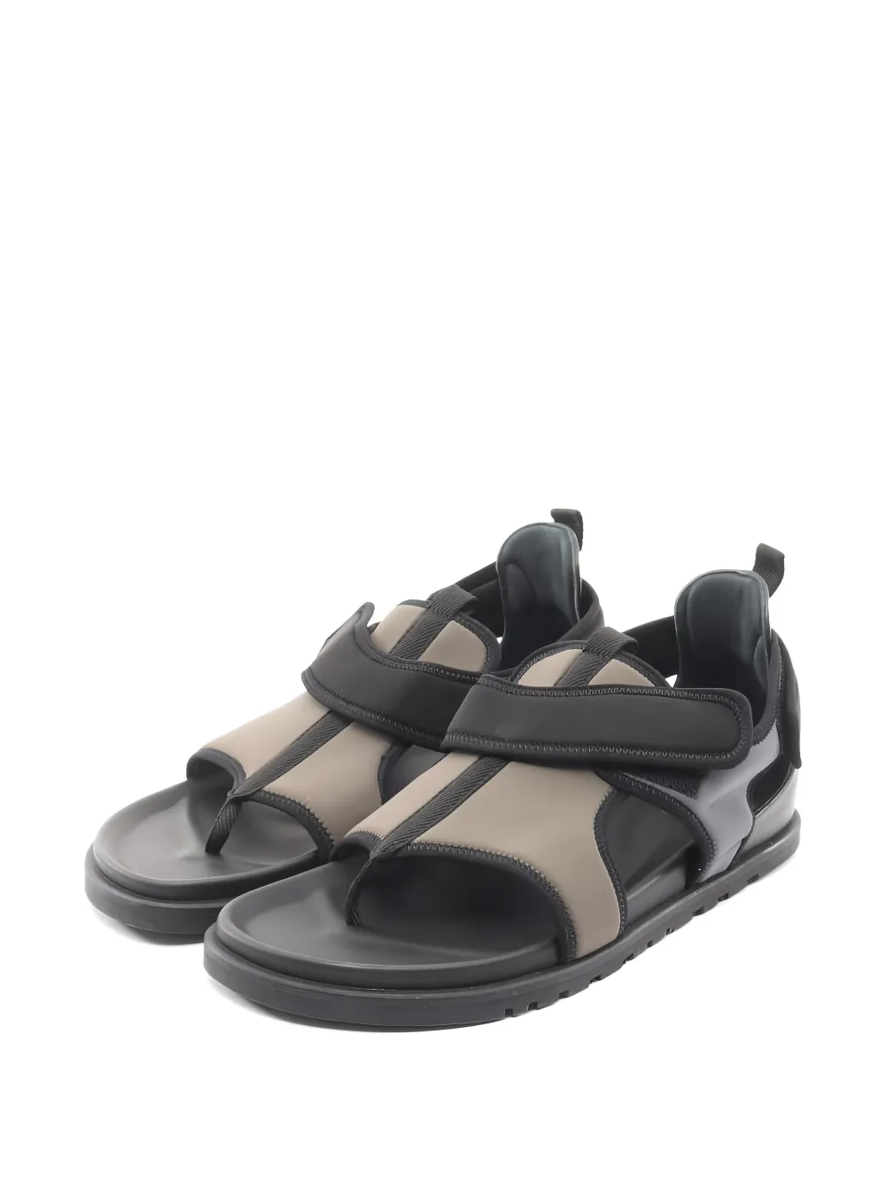 Hermès Pre-Owned Giorno touch-strap sandals - Black