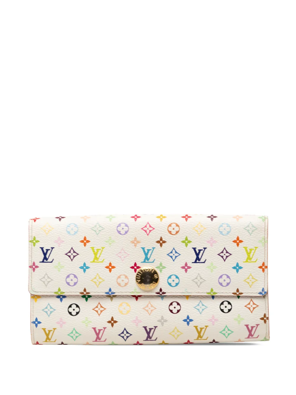 Louis Vuitton Pre-Owned 2010 Monogram Multicolore Sarah Wallet long wallets - Weiß