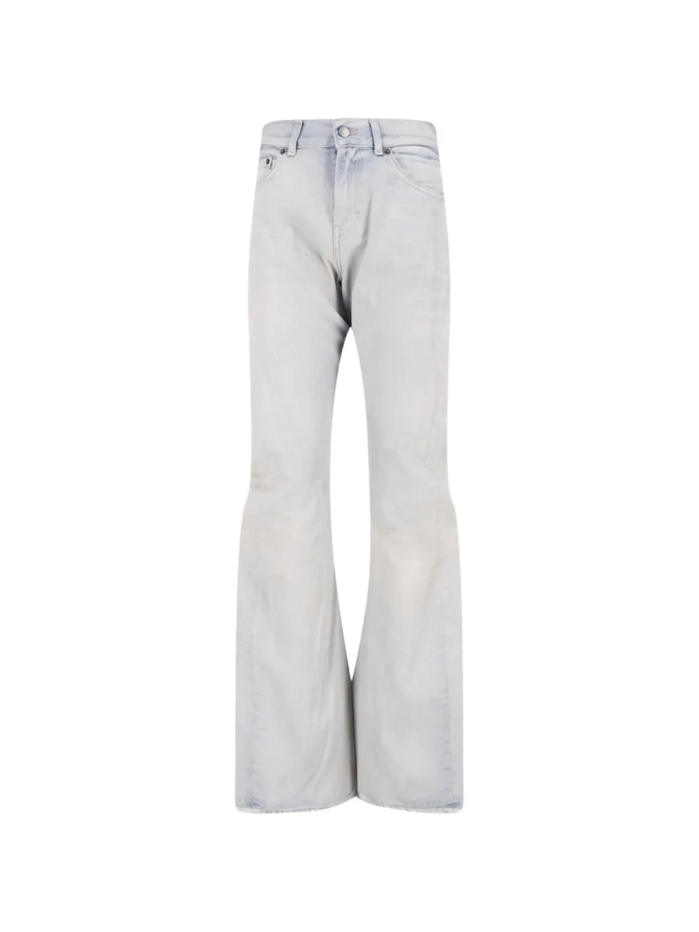 Haikure faded-wash flared jeans - Blu