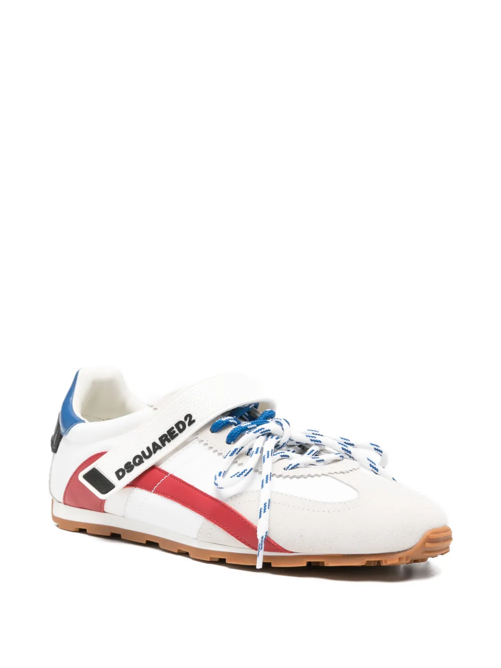 DSQUARED2 DC-642 touch-strap logo-detail sneakers Wit