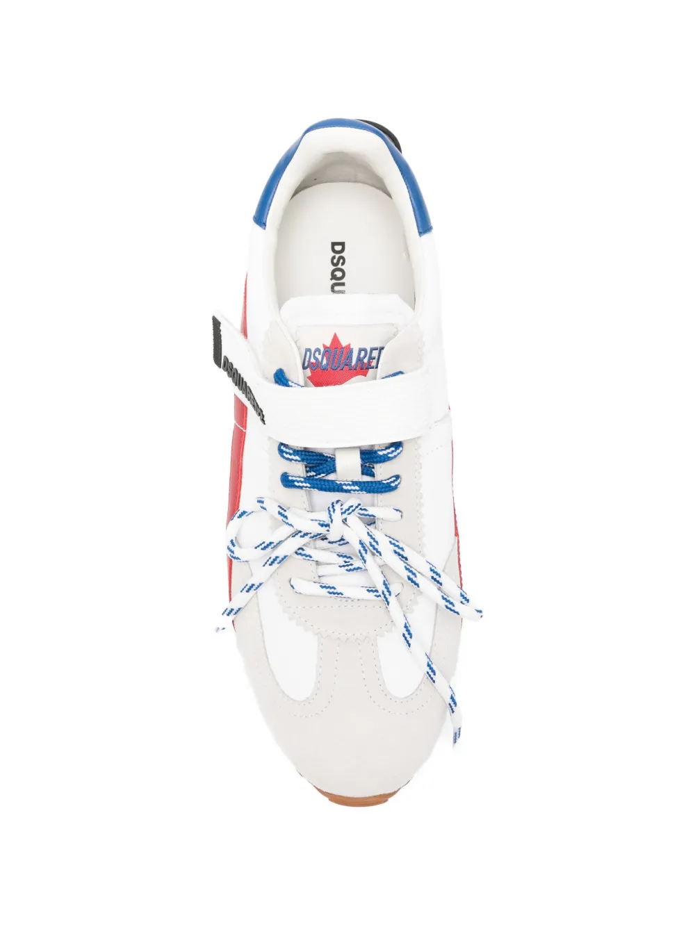 DSQUARED2 DC-642 touch-strap logo-detail sneakers Wit