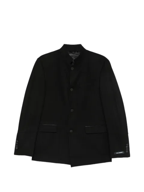 Karl Lagerfeld mandarin-collar single-breasted jacket