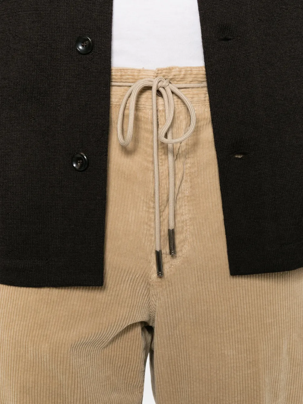 Karl Lagerfeld Chase corduroy chino trousers Beige
