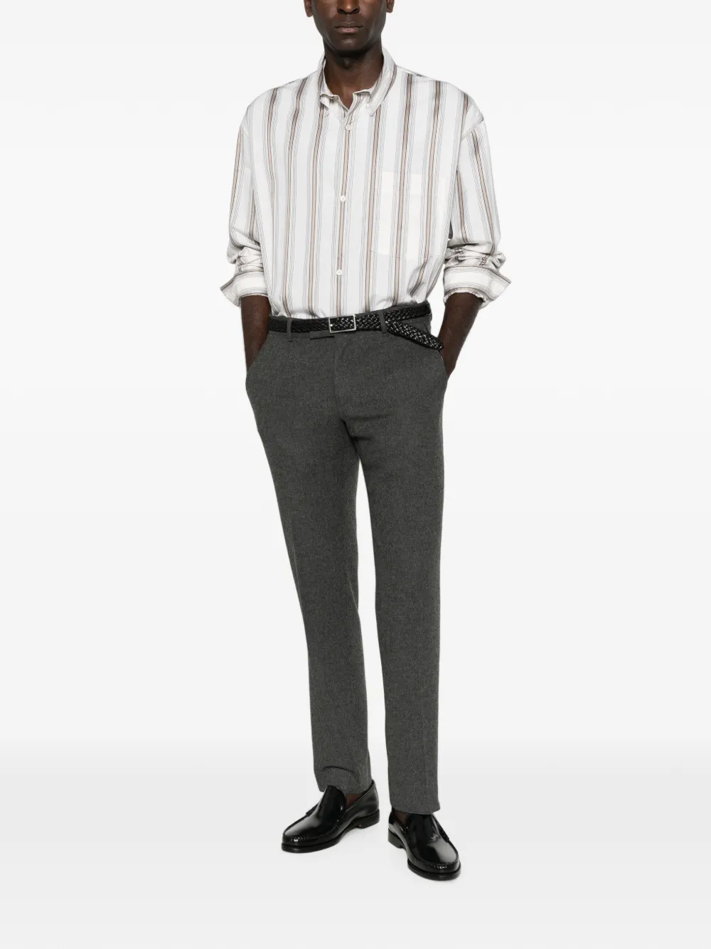 Karl Lagerfeld Edge broek Grijs