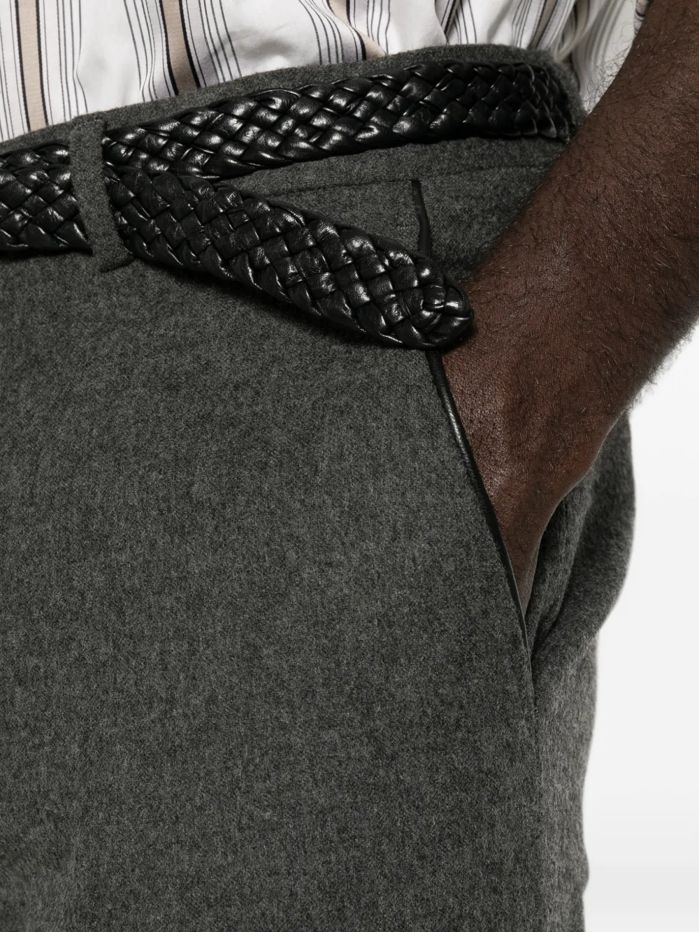 Karl Lagerfeld Edge broek Grijs