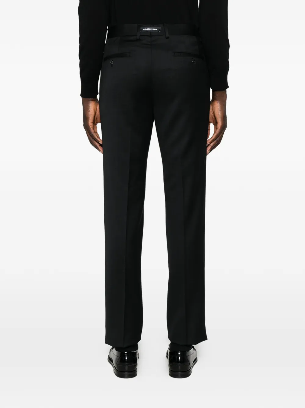 Karl Lagerfeld Geplooide pantalon Zwart