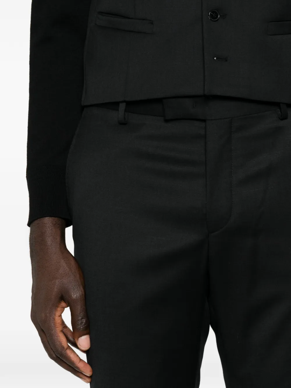 Karl Lagerfeld Geplooide pantalon Zwart