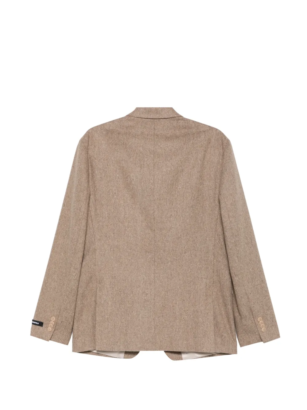 Karl Lagerfeld Blazer met enkele rij knopen en gekerfde revers Groen