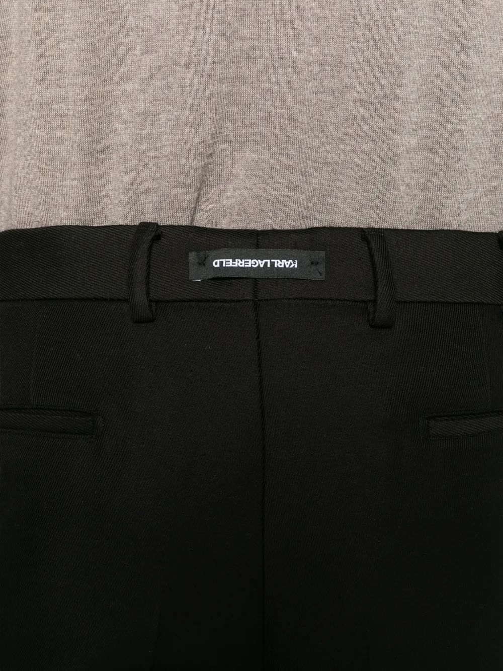 Karl Lagerfeld Straight pantalon Zwart