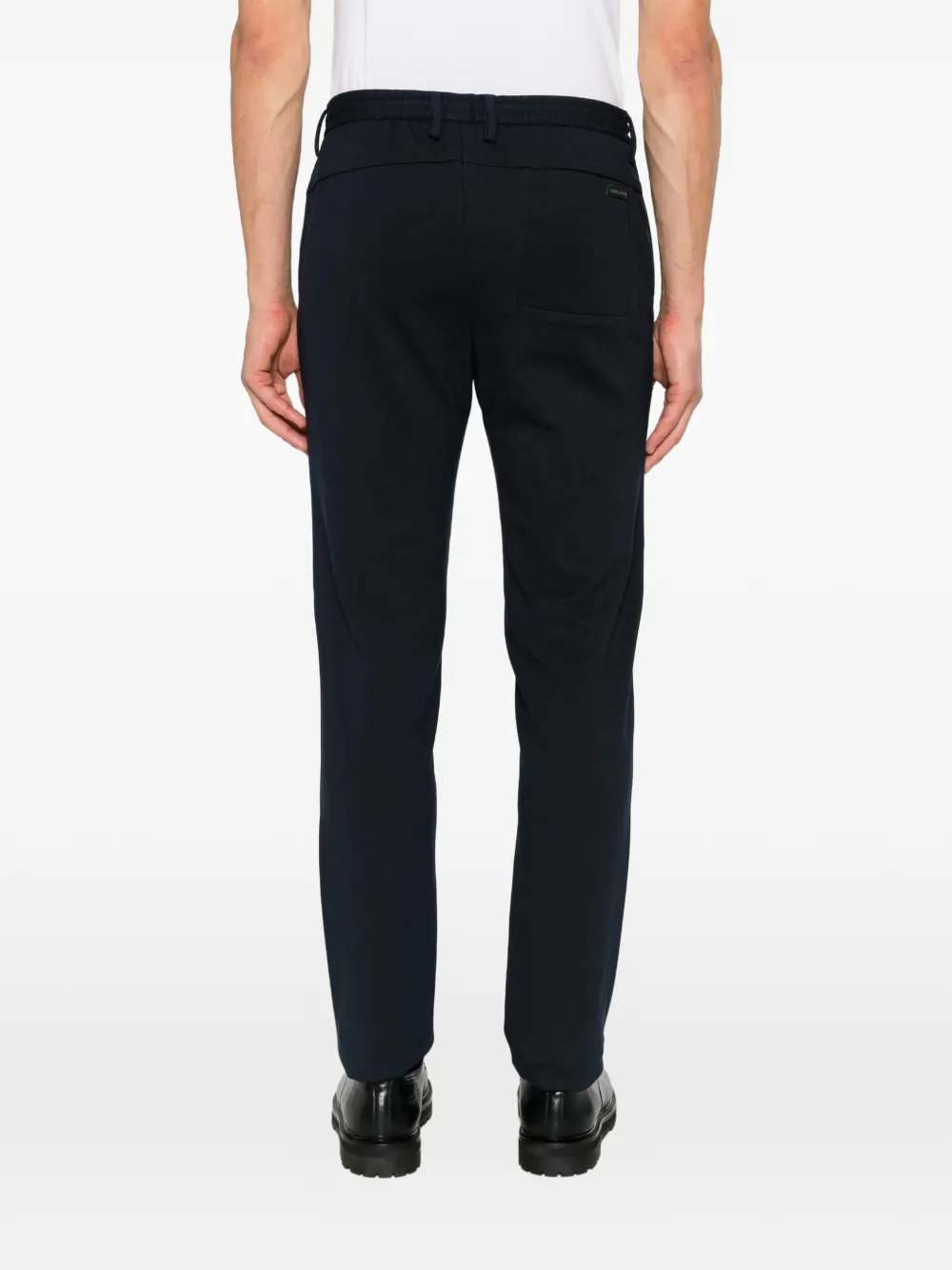 Karl Lagerfeld Chino met trekkoordtaille Blauw