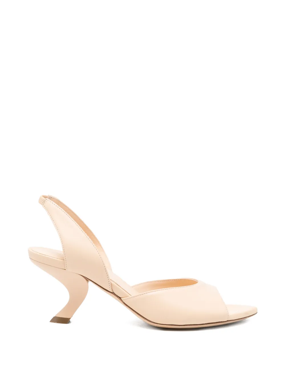 Vic Matie slingback open-toe sandals - Nude
