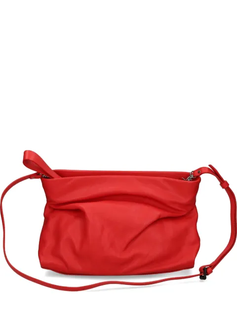 Vic Matie ruched leather shoulder bag